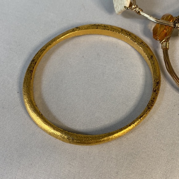 Four bangle bracelets wire wrapped - Picture 6 of 9